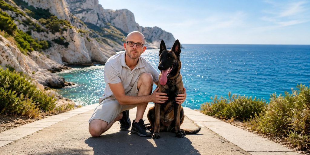 L'éducateur à voyagé avec son chien Maison CaniKiff