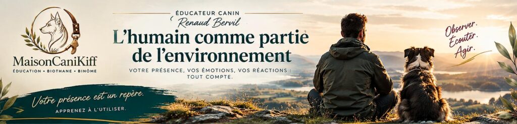 Renaud Bervil éducateur canin Maison CaniKiff Laval