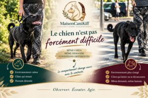 Mon chien obéit a la maison mais pas dehors